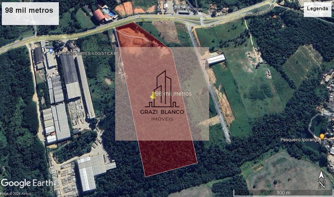 Área à venda, 98.000m² - Zona Industrial,Sorocaba