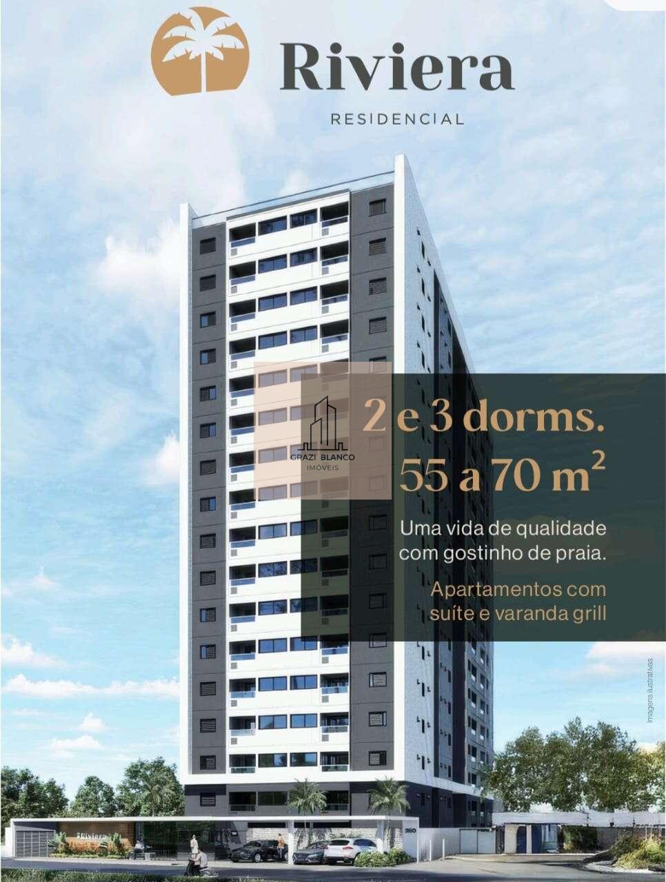 Apartamento à venda com 3 quartos, 74,95m² - Edifício Riviera Residencial,Sorocaba