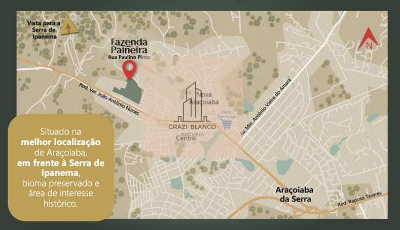 Terreno em Condomínio à venda em Araçoiaba da Serra, 250m² - Graziella Blanco Imóveis